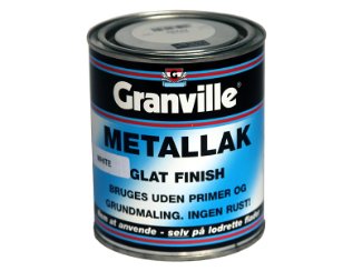 Granville Metallak hvid
